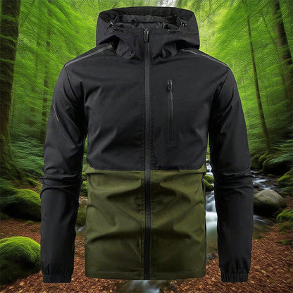 Men's Hooded Zip-Up Jacket