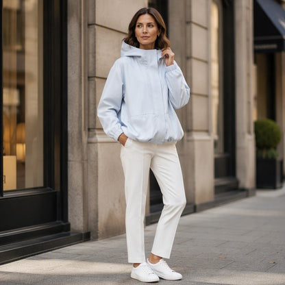 Women's Hooded Zip-Front Jacket