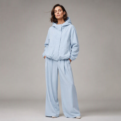 Women's Hooded Zip-Front Jacket
