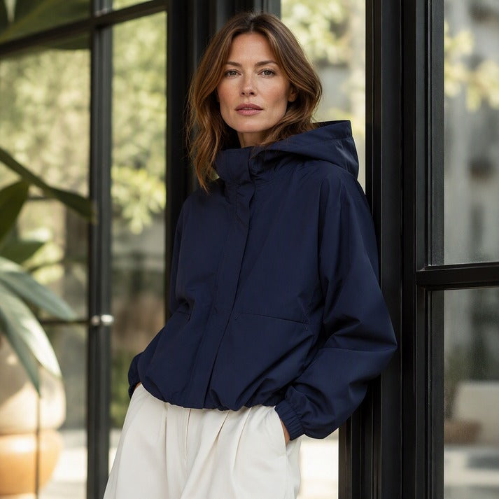 Women's Hooded Zip-Front Jacket