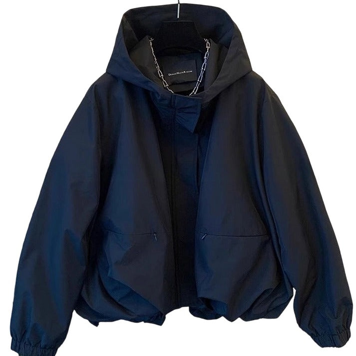 Women's Hooded Zip-Front Jacket