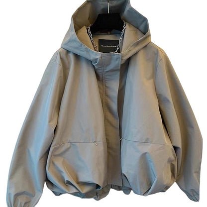 Women's Hooded Zip-Front Jacket