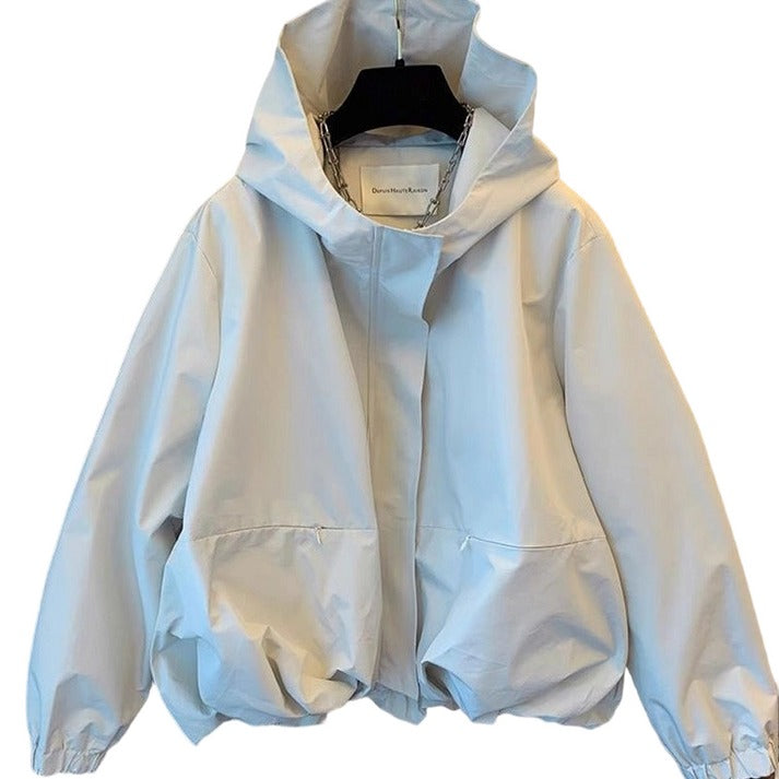 Women's Hooded Zip-Front Jacket