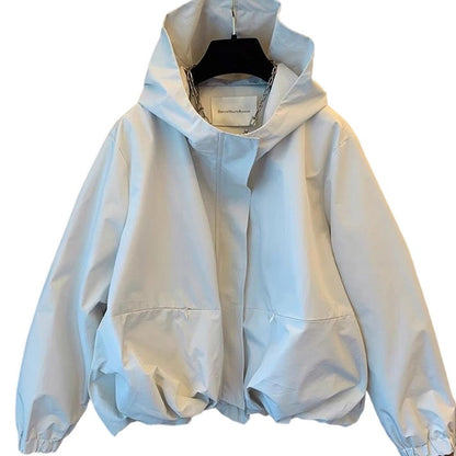 Women's Hooded Zip-Front Jacket
