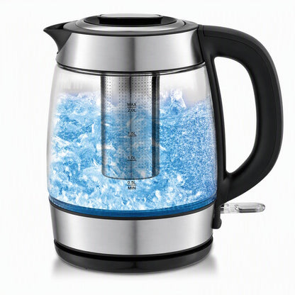 Glass Electric Kettle with Tea Infuser