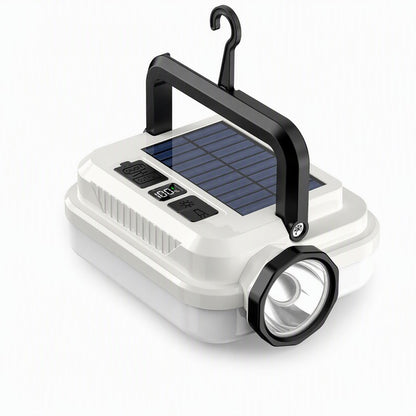 Portable Solar Camping Lantern with Hanging Hook