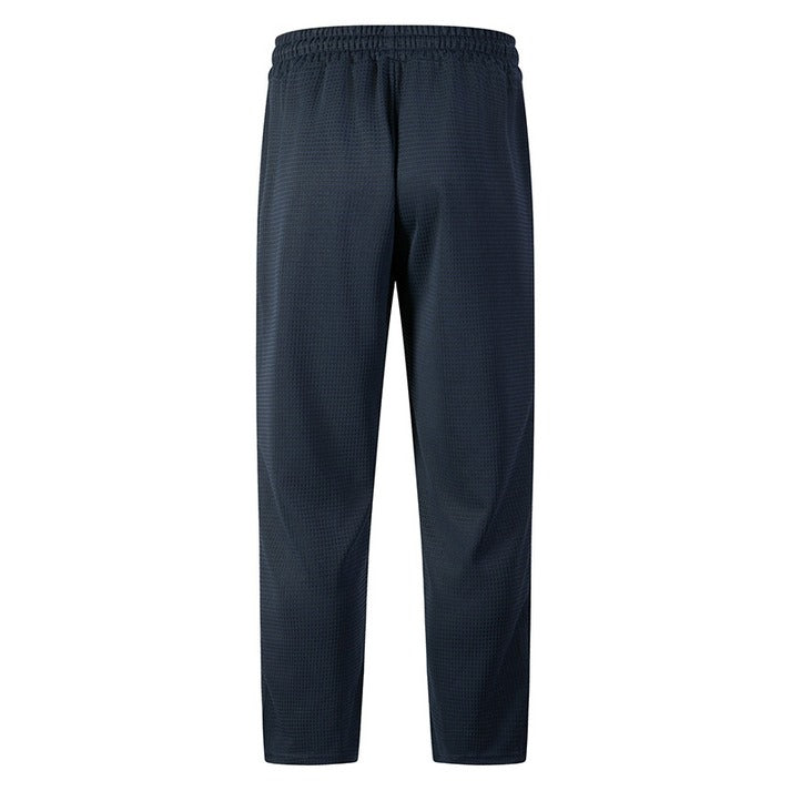 Men's Waffle-Textured Drawstring Pants