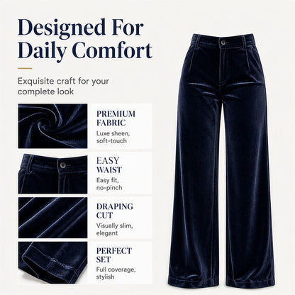 Women's High-Waisted Wide-Leg Pants