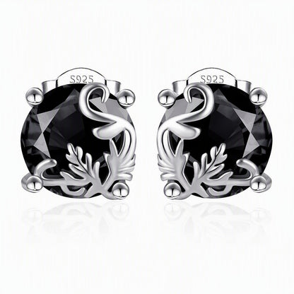Flamingo Vine Stud Earrings