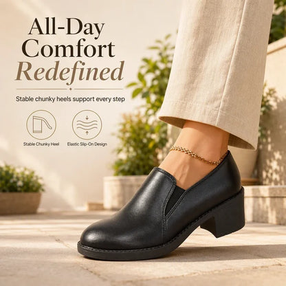 Women's Slip-On Block Heel Shoes