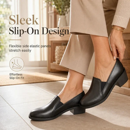 Women's Slip-On Block Heel Shoes