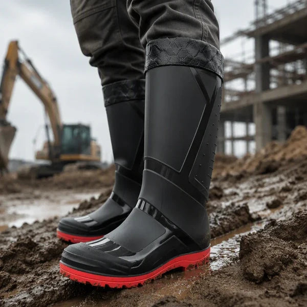 Men's High-Top Waterproof Rain Boots