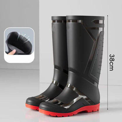 Men's High-Top Waterproof Rain Boots