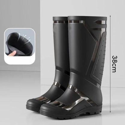 Men's High-Top Waterproof Rain Boots