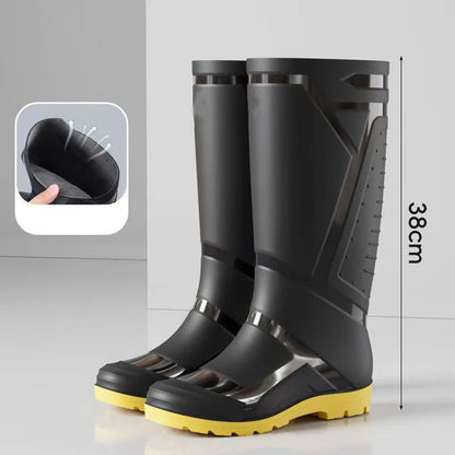 Men's High-Top Waterproof Rain Boots