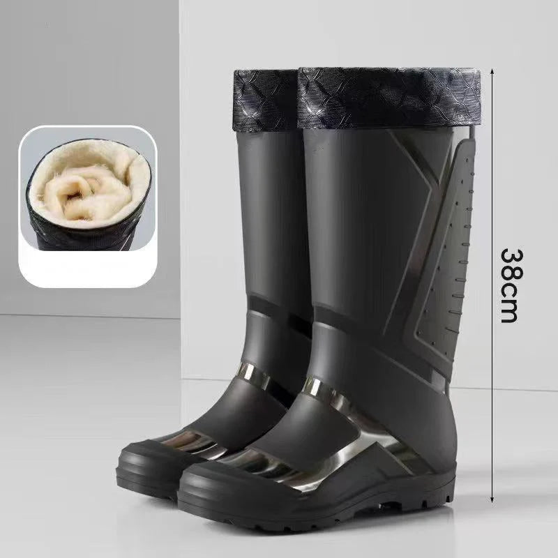 Men's High-Top Waterproof Rain Boots