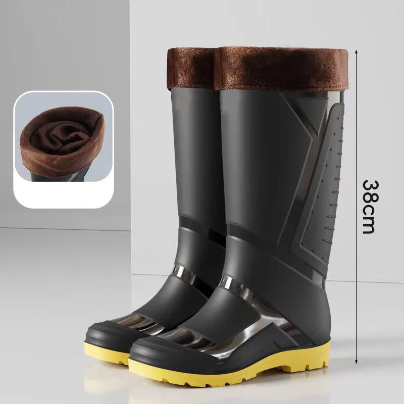 Men's High-Top Waterproof Rain Boots