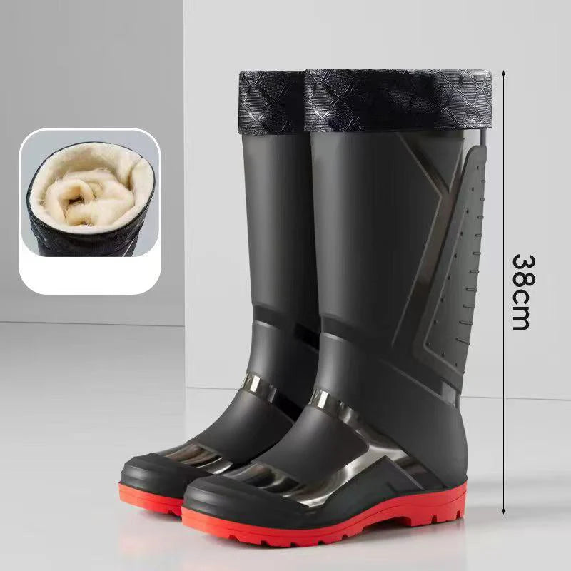 Men's High-Top Waterproof Rain Boots