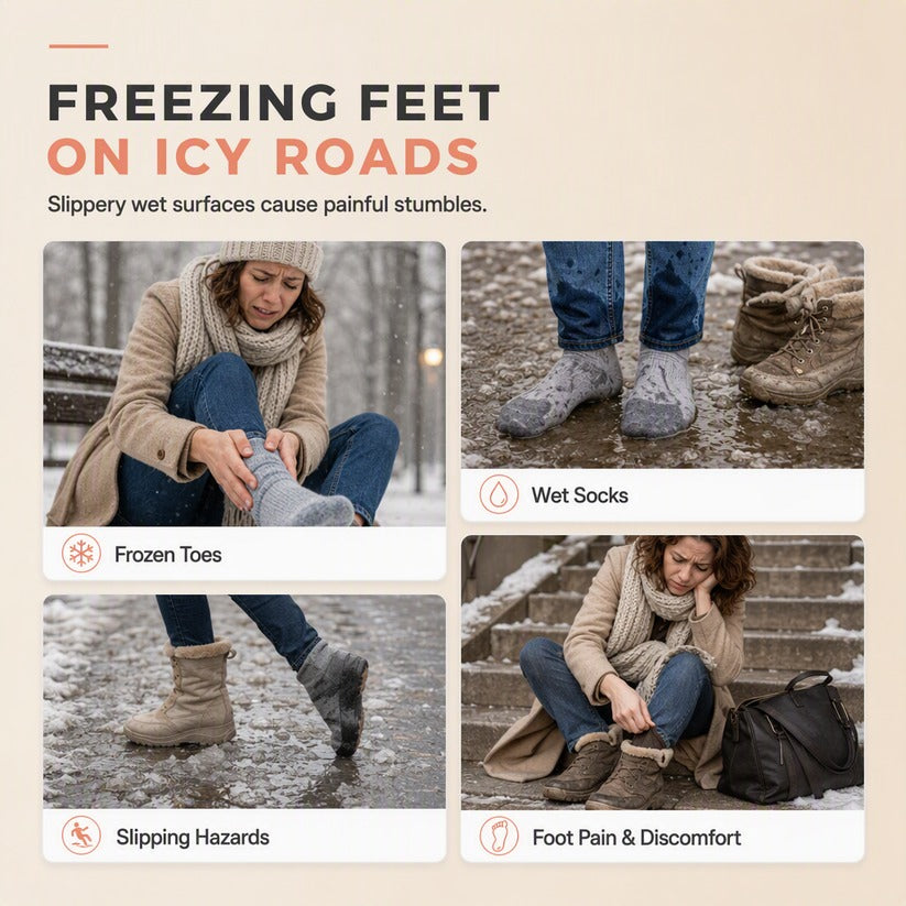Women's Padded Mid-Calf Snow Boots