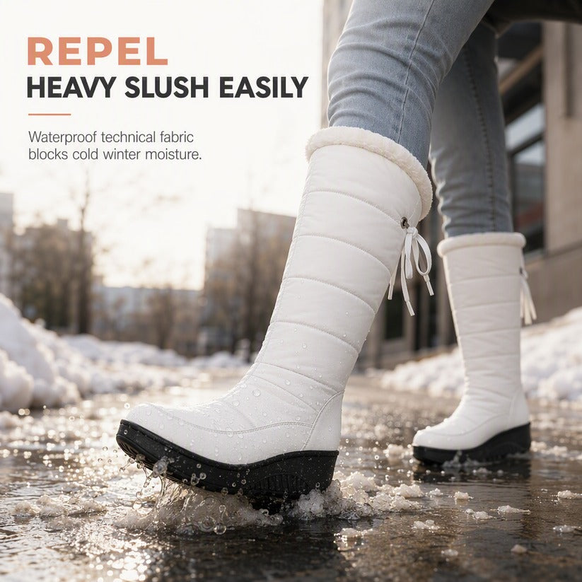 Women's Padded Mid-Calf Snow Boots