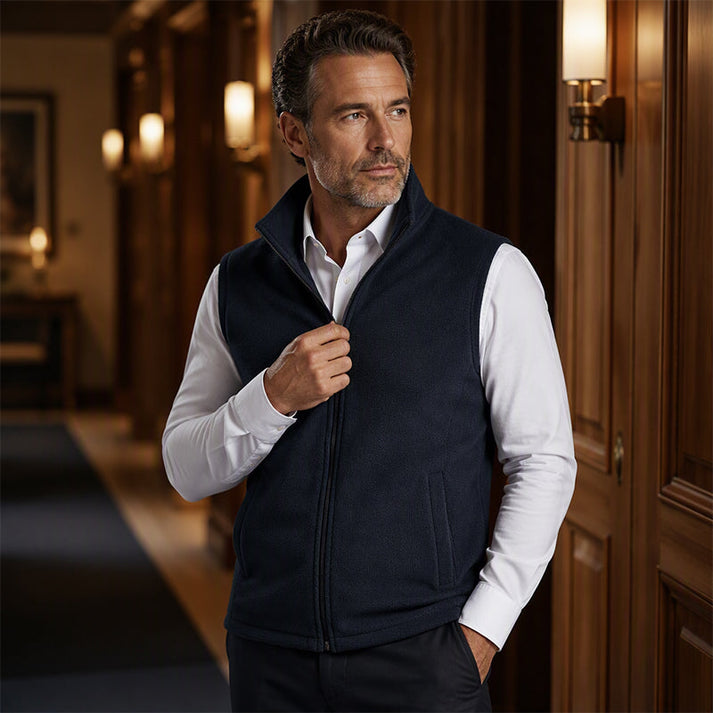 Men's Zip Front Vest