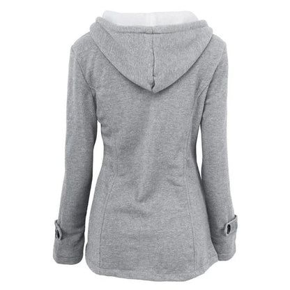 Women's Hooded Toggle-Front Jacket