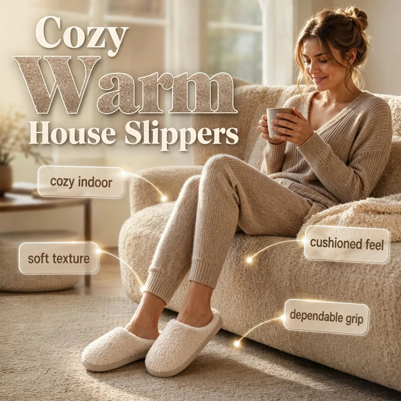 Unisex Textured Slip-On Slippers