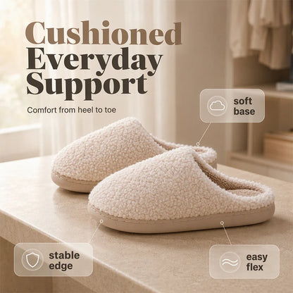 Unisex Textured Slip-On Slippers
