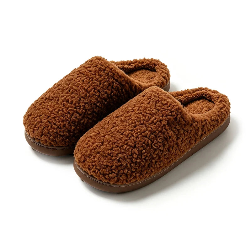 Unisex Textured Slip-On Slippers