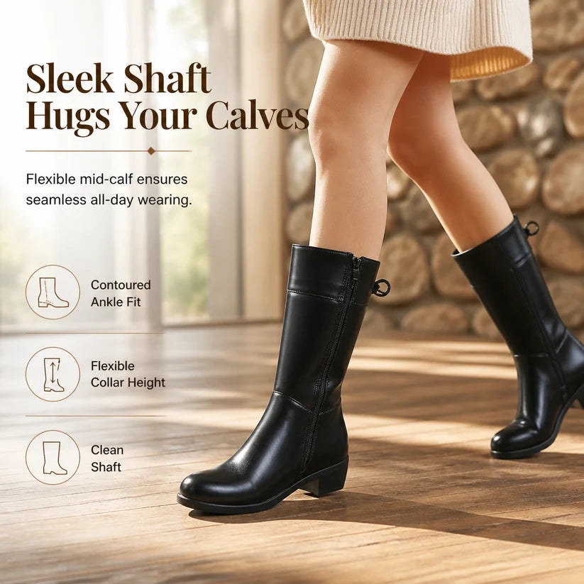 Women's Tall Block Heel Boots