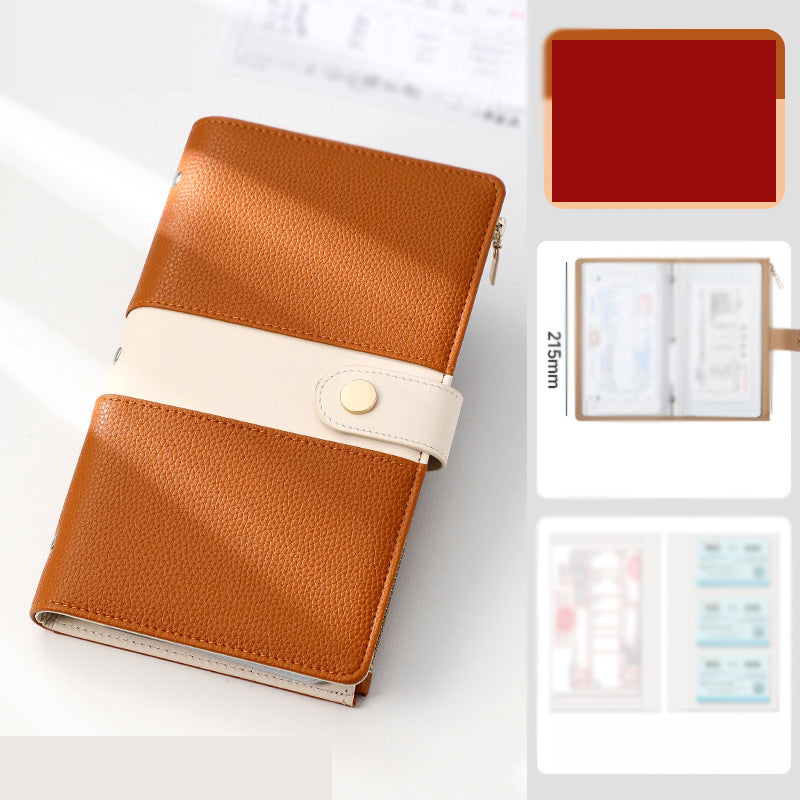 Document Storage Binder with Combination Lock