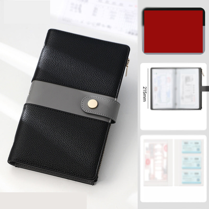 Document Storage Binder with Combination Lock
