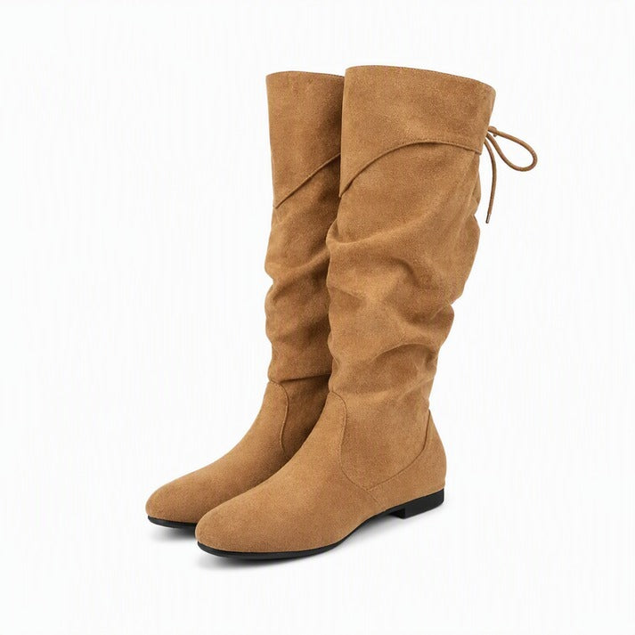 Women's Ruched Pull-On Boots