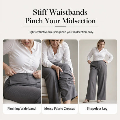 Women's High-Rise Wide-Leg Pants
