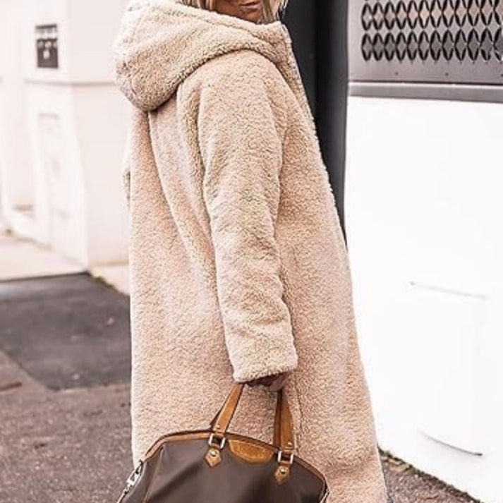 Women's Reversible Hooded Quilted Coat