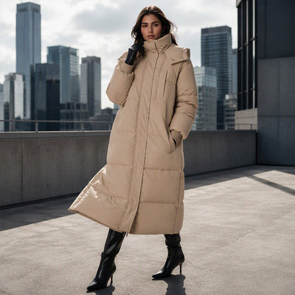 Women's Hooded Quilted Zip Jacket