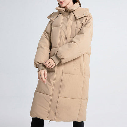 Women's Hooded Quilted Zip Jacket
