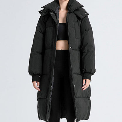 Women's Hooded Quilted Zip Jacket