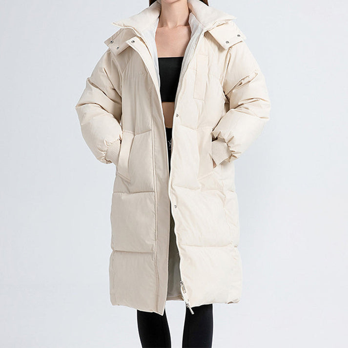 Women's Hooded Quilted Zip Jacket