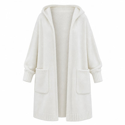 Women's Hooded Open Front Cardigan