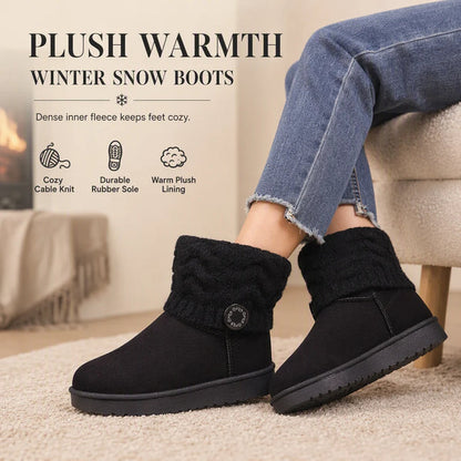 Women's Cable Knit Cuff Boots