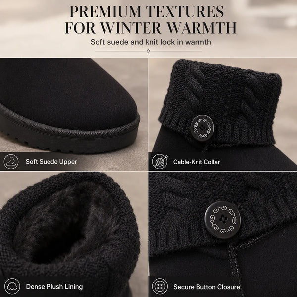 Women's Cable Knit Cuff Boots