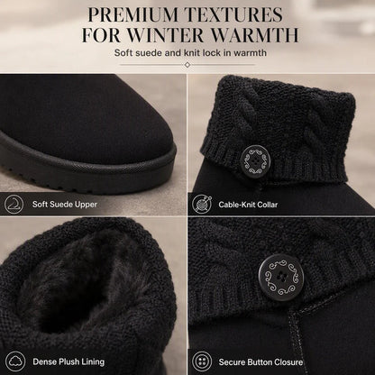Women's Cable Knit Cuff Boots