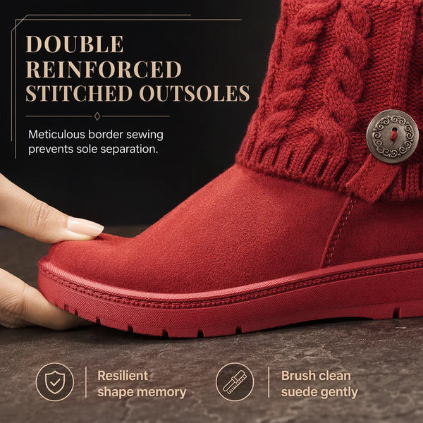 Women's Cable Knit Cuff Boots