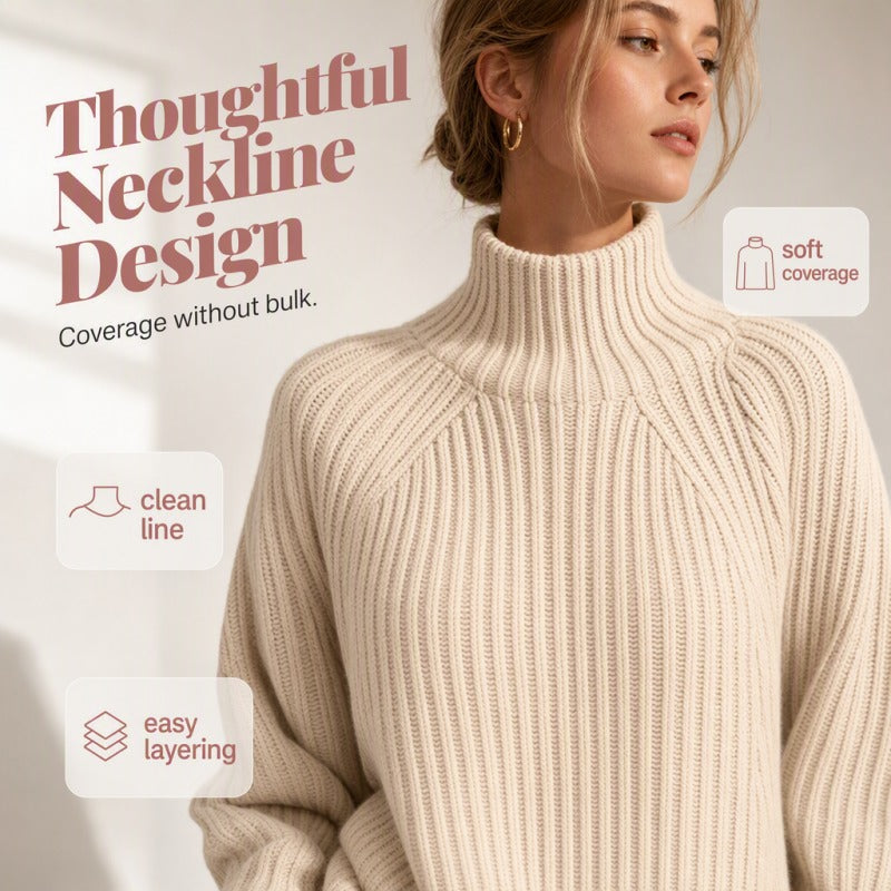 Women's Turtleneck Sweater Dress