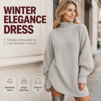 Women's Turtleneck Sweater Dress