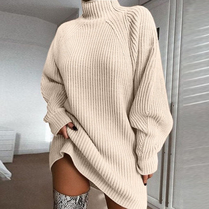 Women's Turtleneck Sweater Dress