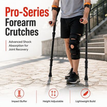 Foldable Adjustable Forearm Crutches