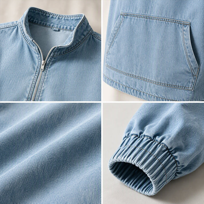 Women's Quarter-Zip Front Pocket Jacket