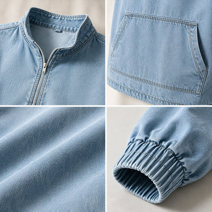 Women's Quarter-Zip Front Pocket Jacket
